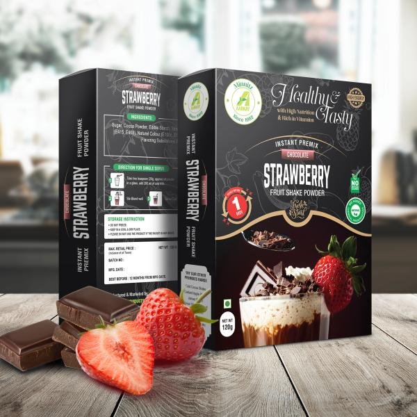 aarkay minnitz delicious and healthy strawberry chocolate shake powder instant premix high protein ready to make shakes 360g product images orv7nub96rl p593940969 0 202209220950