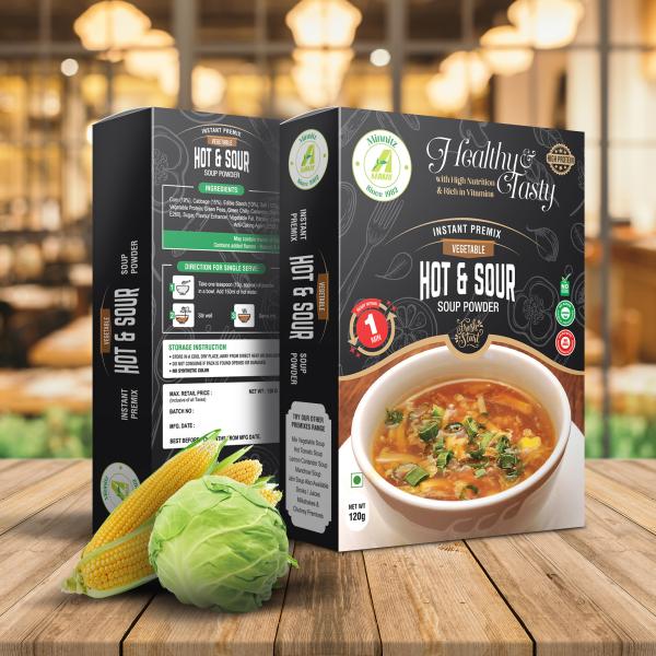 aarkay minnitz fresh and delicious hot and sour veg soup instant mix no added preservatives no chemical instant hot and sour soup mix 120g 12 servings product images orv3m5xv1s7 p593942689 0 202209221050