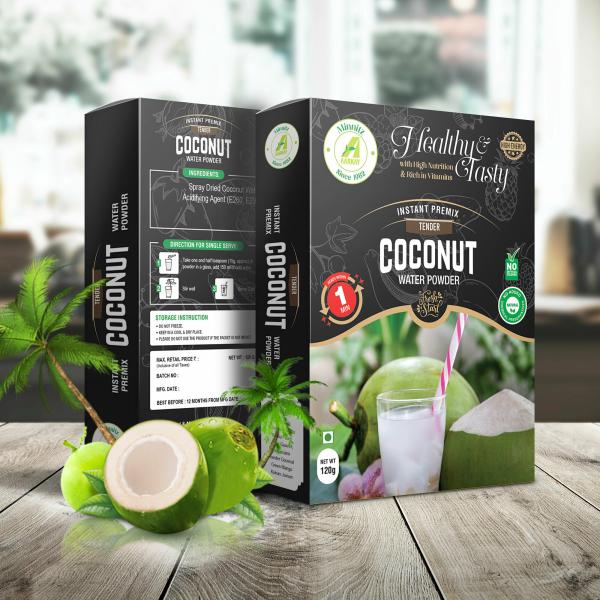 aarkay minnitz fresh and delicious tender coconut juice powder instant mix high protien no added preservatives no chemical 240 g pack of 2 product images orv6mktnkfv p593954235 0 202209221925