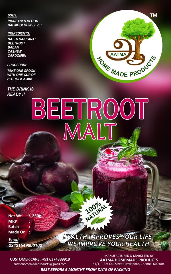 aatma home made beetroot malt healthy drink 250gm product images orvhyy2fmnl p598794612 0 202302260102