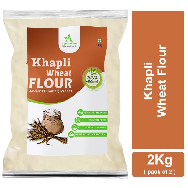 agrovation khapli wheat flour atta samba long grain 2kg freshly milled product images orvayozaj2v p591295262 0 202205132053