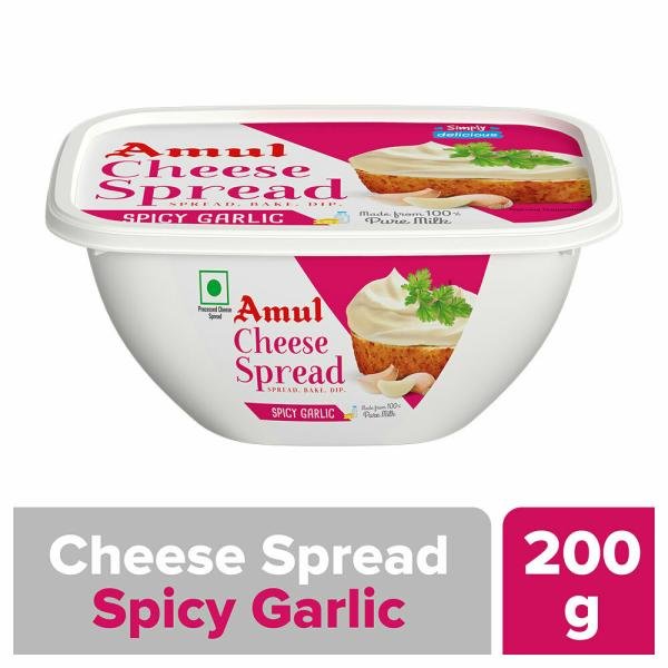 amul garlic cheese spread 200 g cup product images o490005416 p590087444 0 202203231316