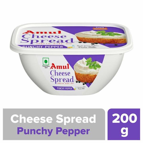 amul punchy pepper cheese spread 200 g cup product images o490005417 p590041252 0 202209121655