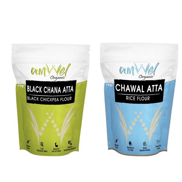 amwel combo of organic black chana atta 500g organic chawal atta 500g product images orvqcvfzsgd p593831948 0 202209170920