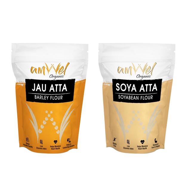 amwel combo of organic jau atta 500g organic soyabean atta 500g product images orvzgeiq3qg p593845051 0 202209191105