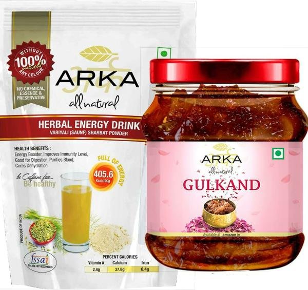 arka all natural herbal energy drink and desi chaitry rose gulkand pack of 2 product images orv3f12pnbw p594442923 0 202210130526