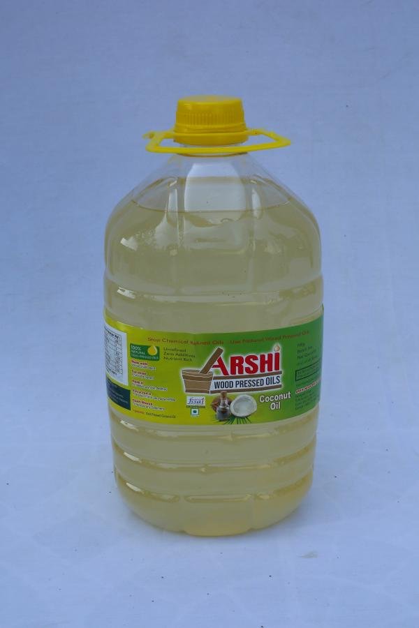 arshi wood pressed coconut oil 5 litre cold pressed coconut oil kolhu kacchi ghani chekku product images orvljj7kitv p596771772 0 202212310506