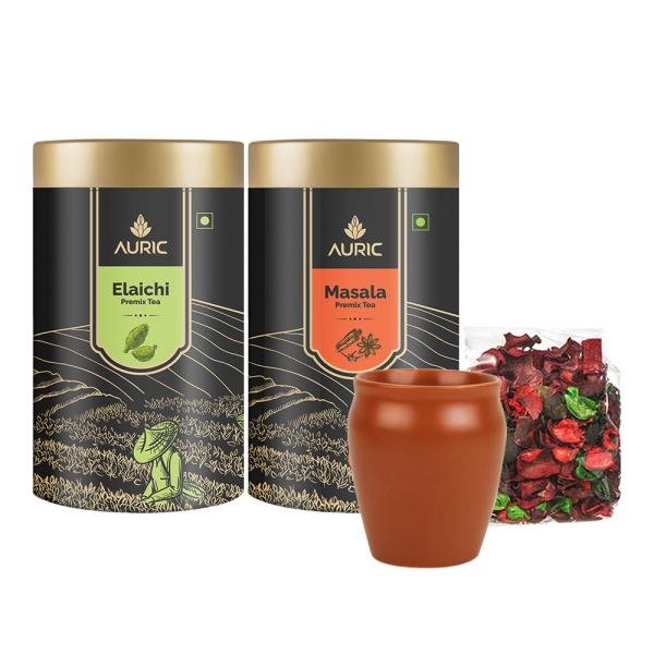 auric assorted premix tea gift set with clay kulhad potpourri product images orv43y1ukss p591423662 0 202205181036