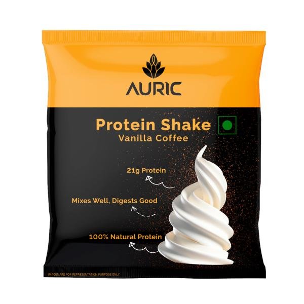 auric natural protein shake vanilla coffee flavor 8 sachets product images orv8qop8vnt p591317700 0 202205150153