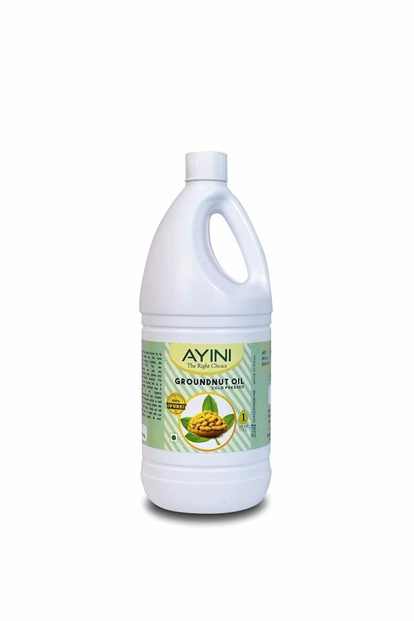 ayini 100 pure unrefined cold pressed groundnut peanut oil for cooking 1 litre product images orvrybd4zvs p593790713 0 202209152135