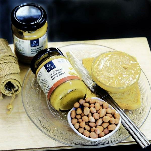 ayush natural ashwagandha peanut butter 160 gm product images orv2u1eicvt p591964486 0 202206061719