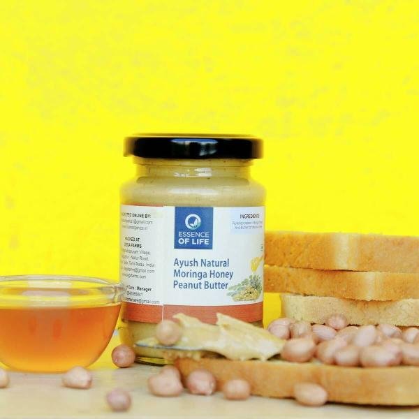 ayush natural moringa honey peanut butter 160 gm product images orv7nesq0qa p591964488 0 202206061719