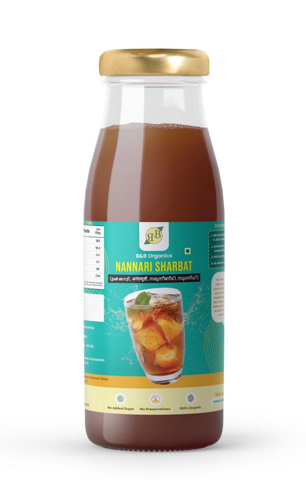 b b organics nannari sharbat syrup with karupatti nannari roots vetiver refreshing sip in summers 100 ml product images orv4isji8na p592275919 0 202207201749