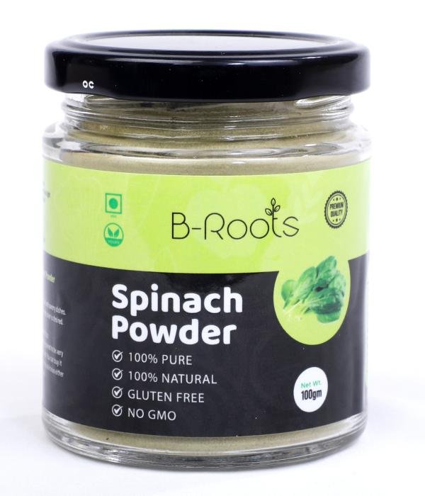 b roots spinach powder 100 pure and natural for face and hair pack 200 gm pack of 2 jar product images orvylorz8qa p595211094 0 202211101825