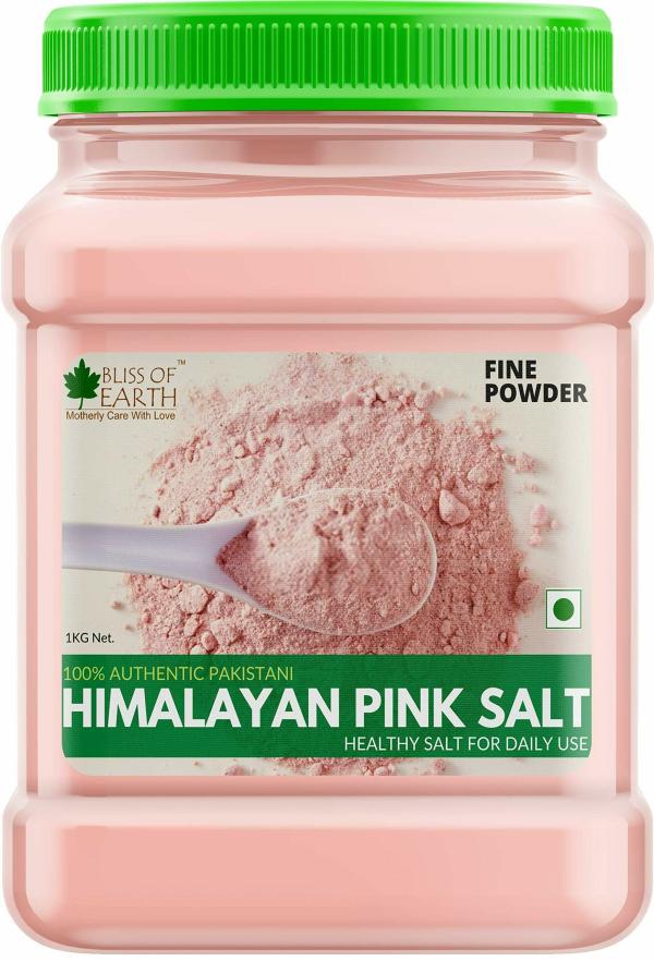 bliss of earth 1kg fine powder pakistani himalayan pink salt non iodised for weight loss healthy cooking natural saindha namak product images orvw0ap8qiv p594968047 0 202211021532