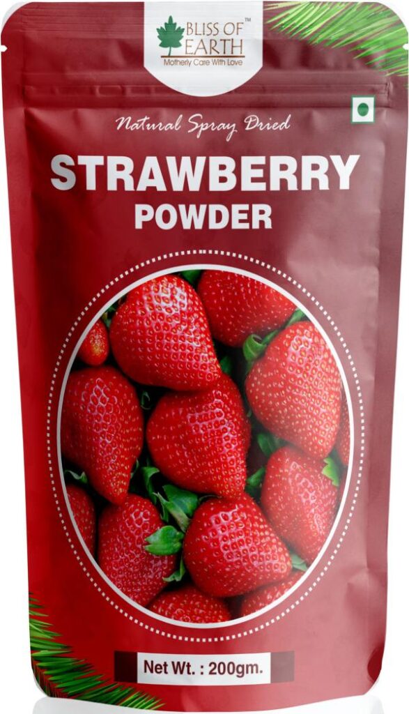 bliss of earth 200 gm strawberry powder for milk milkshake cake kids loving natural spray dried product images orvyse9pvq9 p594093018 0 202209261341