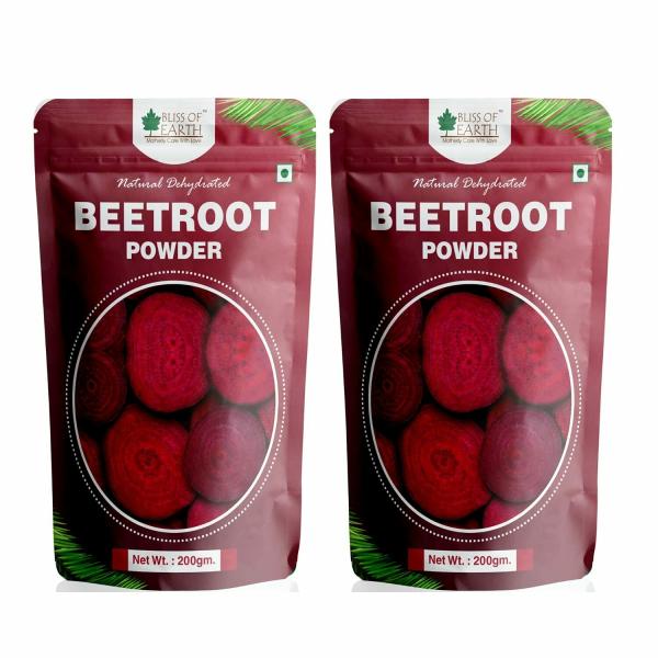 bliss of earth 200gm beetroot powder for juice eating face skin whitening natural dehydrated chukundar powder pack of 2 product images orvwp4uixrt p594485777 0 202210142116