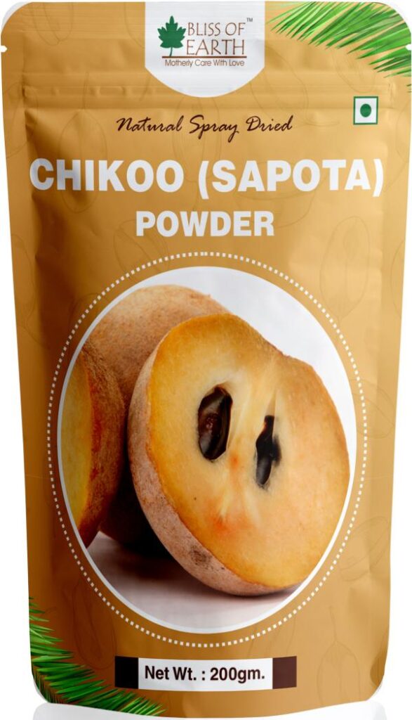 bliss of earth 200gm chikoo sapota powder natural spray dried for juice sake smoothies or making ice cream and cake product images orvhc1bmuln p594101352 0 202209261824