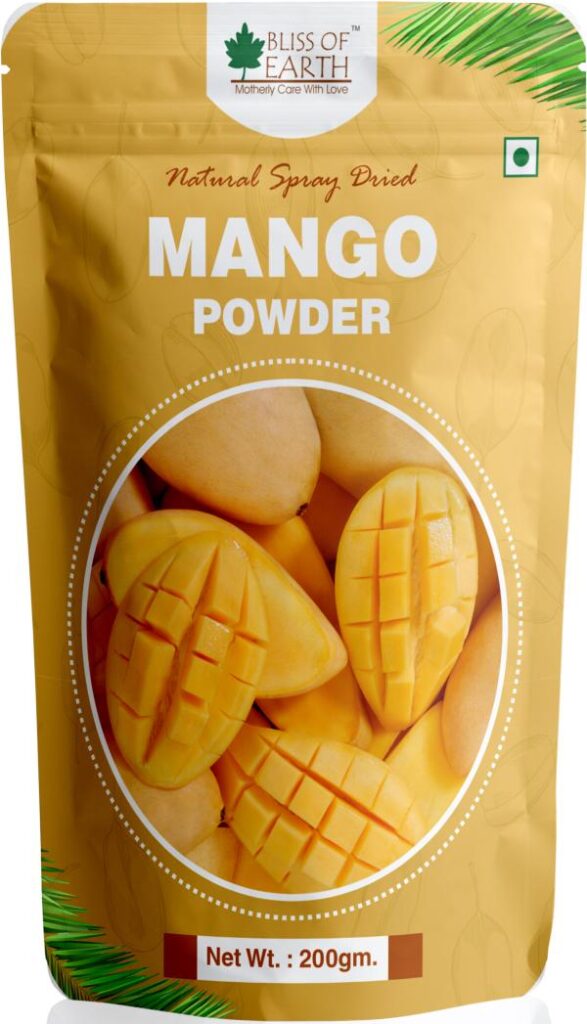 bliss of earth 200gm mango powder natural spray dried king of fruits vitamin a c k rich for smoothie shake juice cake and ice cream product images orvcpfojihv p593989823 0 202209231614