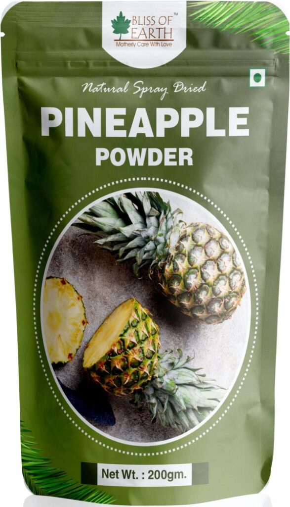 bliss of earth 200gm pineapple powder natural spray dried great for juices jams cake ice cream energy drinks product images orvuf2kw8xn p594101057 0 202209261813