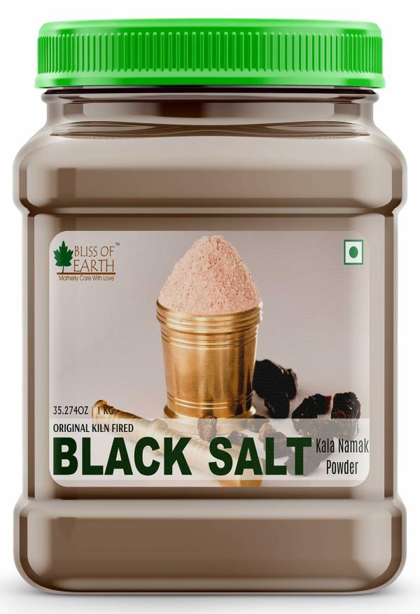 bliss of earth traditional kiln fired black salt powder kala namak non iodized for weight loss healthy cooking natural substitute of white salt 1kg product images orv8pmlkgfd p595013005 0 202211032033