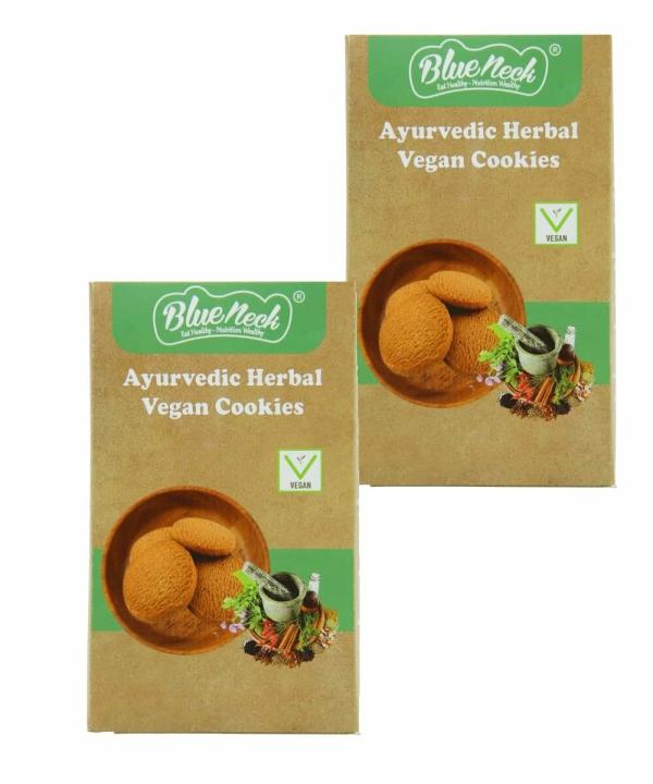 blueneck ayurvedic herbal vegan cookies protein fiber packed with wheat flour no added maida healthy biscuit for kids and adults pack of 2 200g each product images orvubcrfqha p598230989 0 202302081733