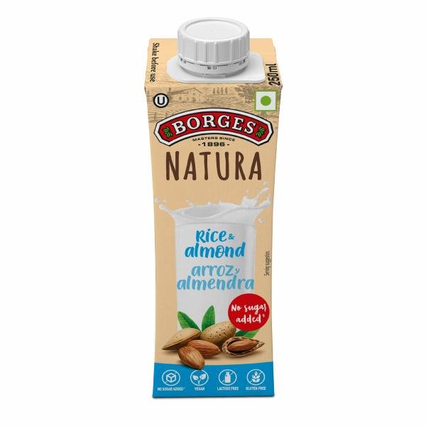 borges natura rice almond drink 250ml pack of 24 product images orvgq232fhl p596025751 0 202212031709
