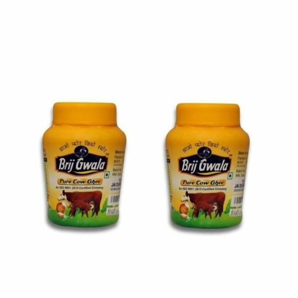 brij gwala pure desi cow ghee made traditionally from curd pure cow ghee for better digestion and immunity 200 ml jar pack 2 product images orveigag8kc p593788969 0 202209152054