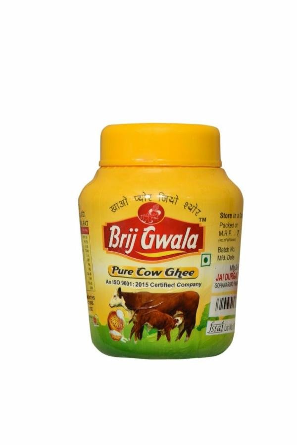 brij gwala pure desi cow ghee made traditionally from curd pure cow ghee for better digestion and immunity 500 ml jar product images orvanfjaldm p593788389 0 202209152040