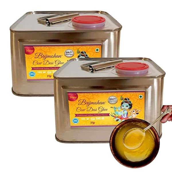 brijmohan cow desi ghee store cow desi ghee 2 l pack of 2 product images orvyiodwnir p593497872 0 202208272023