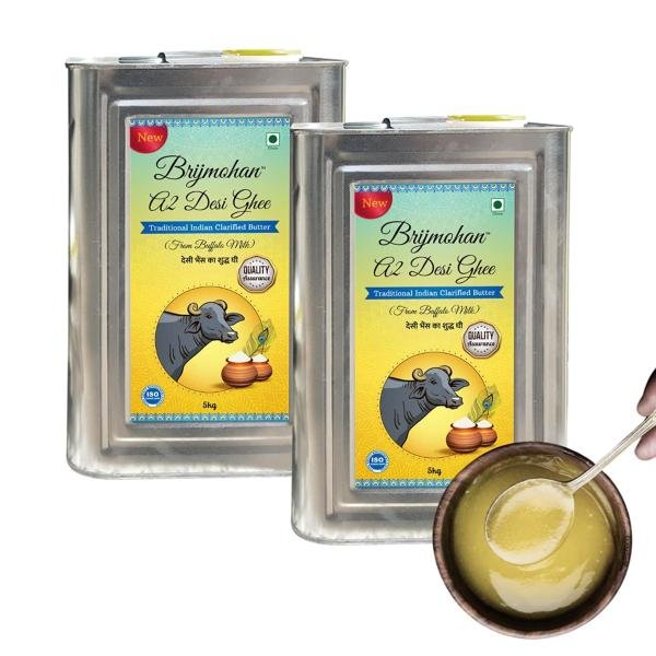 brijmohan store buffalo a2 desi ghee 5 kg pack of 2 product images orvy6xrjxnm p593545650 0 202208282227