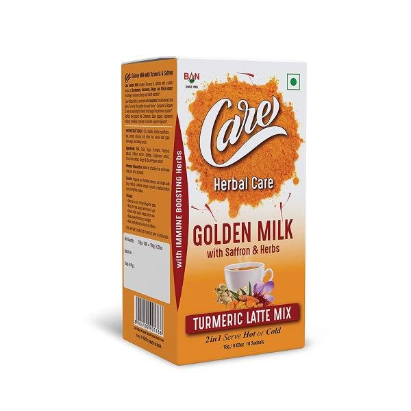 care golden milk turmeric latte mix with saffron herbs 24 sachets immunity booster no preservatives ready to serve haldi milk as hot or cold ice instant tea product images orvtq9kgngn p596129292 0 202212071145