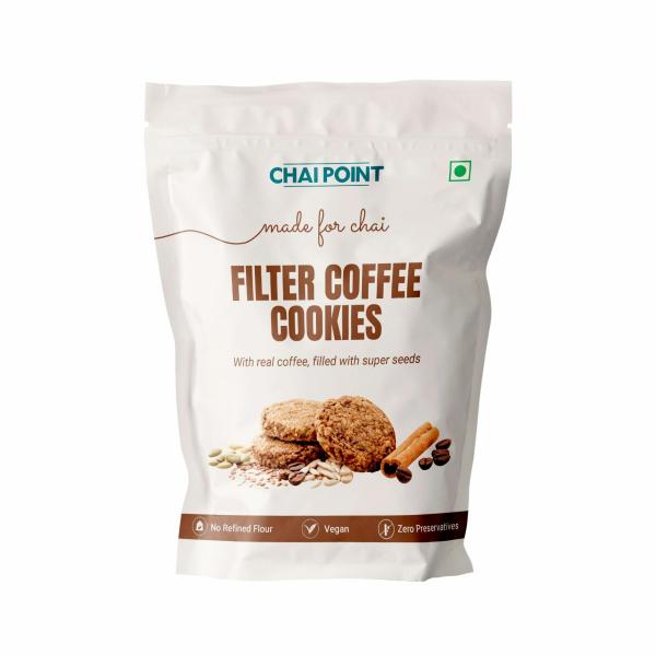 chai point filter coffee cookies 210 g guilt free cookies healthy snacks made with whole wheat oats 100 vegetarian no preservatives filled with super seeds product images orvrzmi70rk p591296569 0 202205132155