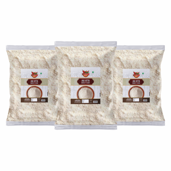 changezi s bawarchi khana barmer organic farm jau atta barley flour high protien and rich nutrients 720g 240g 3pkt product images orvsnjx39kj p596390659 0 202212151615