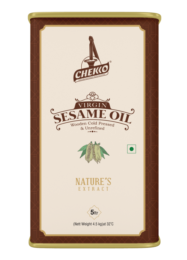 chekko kachi ghani wooden cold pressed virgin sesame oil 5l product images orvoguobimj p592254963 0 202206290824