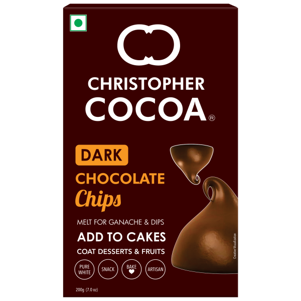 christopher cocoa dark chocolate choco chips 200g snack topping ice cream cakes baking product images orvdqqdzv0q p591431174 0 202301041701