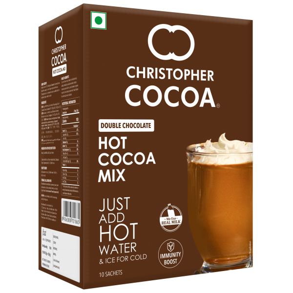 christopher cocoa double chocolate hot cocoa powder mix 10 sachets box product images orvw1nodxpc p591297667 0 202301051931