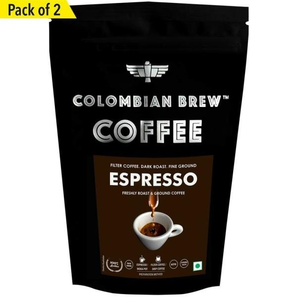 colombian brew arabica espresso filter coffee powder roast ground strong 100g pack of 2 product images orv5na8hpwb p591469265 0 202205301644