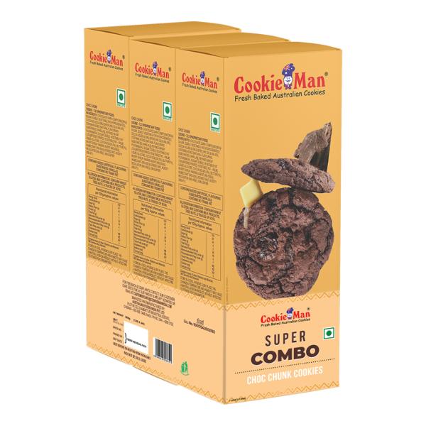 cookieman choc chunk cookies 120g x 3 packs combo product images orvwfvpbkrm p591533992 0 202205230944