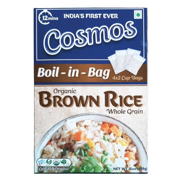 cosmos boil in bag brown rice organic sonamasuri unpolished ready to cook premium 500g product images orvspczueul p591446524 0 202205190709