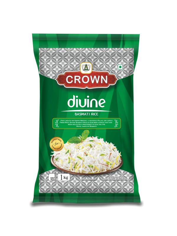 crown divine long grain gluten free double polished natural basmati rice 1 kg product images orvgqxved8v p593505952 0 202208280108