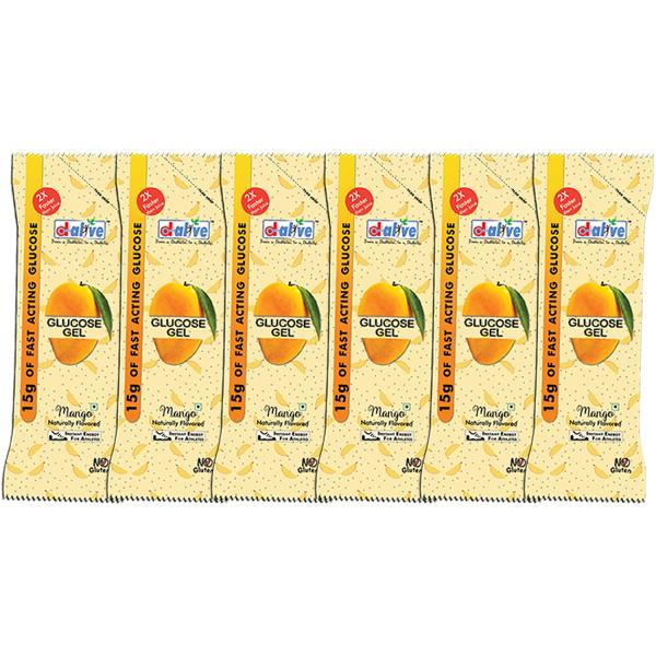 d alive 15g of fast acting glucose gel for treating hypoglycaemia instant energy mango total 6 pocket size sachet 30g each product images orvq4nqwljd p591339039 0 202206011123