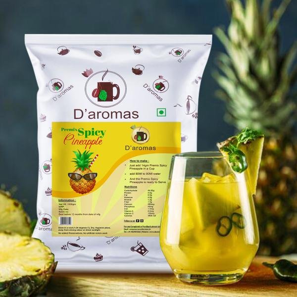 d aromas instant spicy pineapple mocktail premix powder 1kg refreshing beverage drink mix product images orvl9h7rcom p597014904 0 202301071741