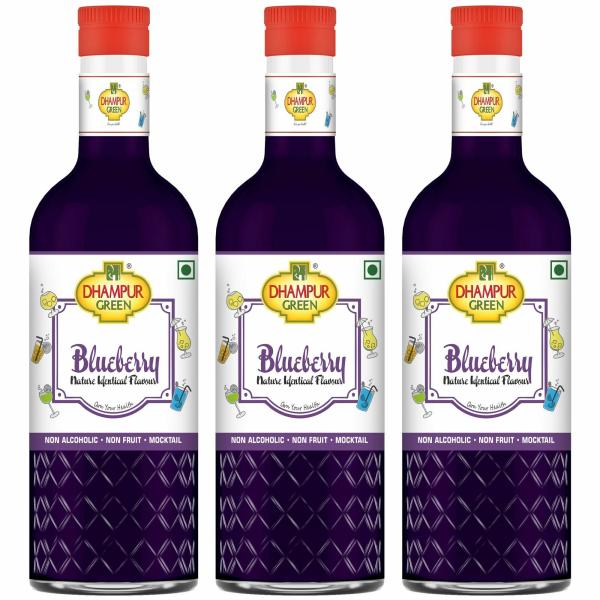 dhampur green blueberry mocktail syrup 300ml each pack of 3 drink mix mocktail slushes and cocktail mix product images orv4srk1rhc p591404568 0 202211051136