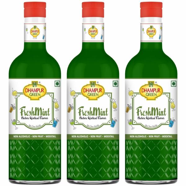 dhampur green fresh mint l mocktail syrup 300ml each pack of 3 drink mix mocktail slushes and cocktail mix product images orvwpgwtnji p591405466 0 202211051132