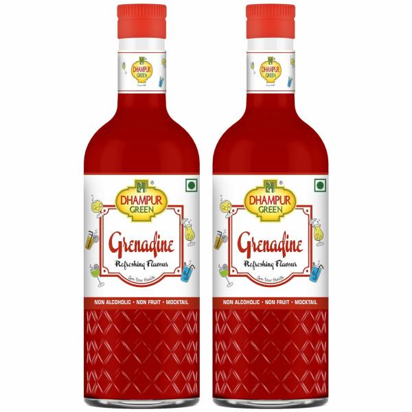 dhampur green grenadine mocktail syrup 300ml each pack of 2 drink mix mocktail slushes and cocktail mix product images orvjfy3k2x6 p593557857 0 202208290916