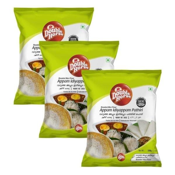 double horse roasted appam powder roasted rice flour rice flour 500 grams pack of 3 product images orvhouooq0b p594469438 0 202210140707