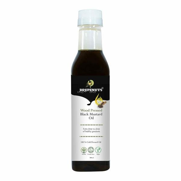 drupenuts wood pressed black mustard oil kolhu kacchi ghani chekku natural chemical free cold pressed mustard oil for cooking 500ml bottle product images orvon4xfbdh p594744127 0 202210211618