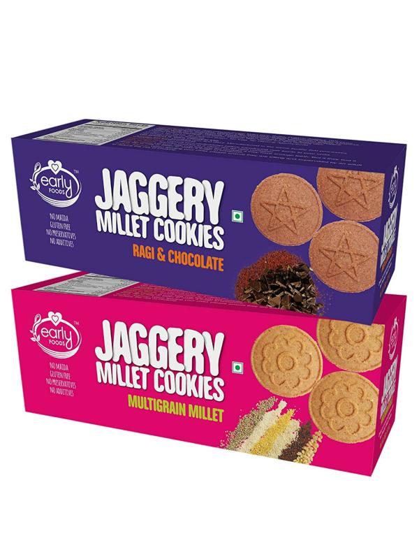 early foods biscuits combo pack multigrain millet and ragi choco jaggery cookies 300 g pack of 2 product images orvpgnwd3mc p591742654 0 202205310044