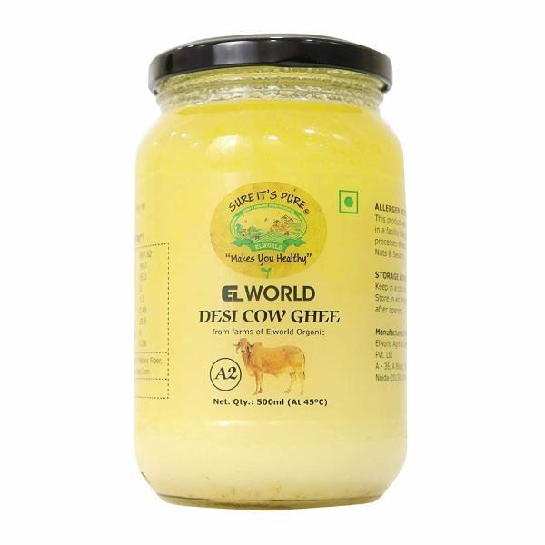 elworld agro organic food products a2 gir cow ghee 500ml product images orvhqyhawss p591940777 0 202206041136